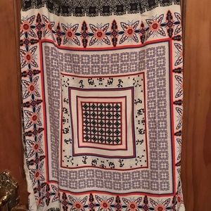 Multi colored pencil skirt.